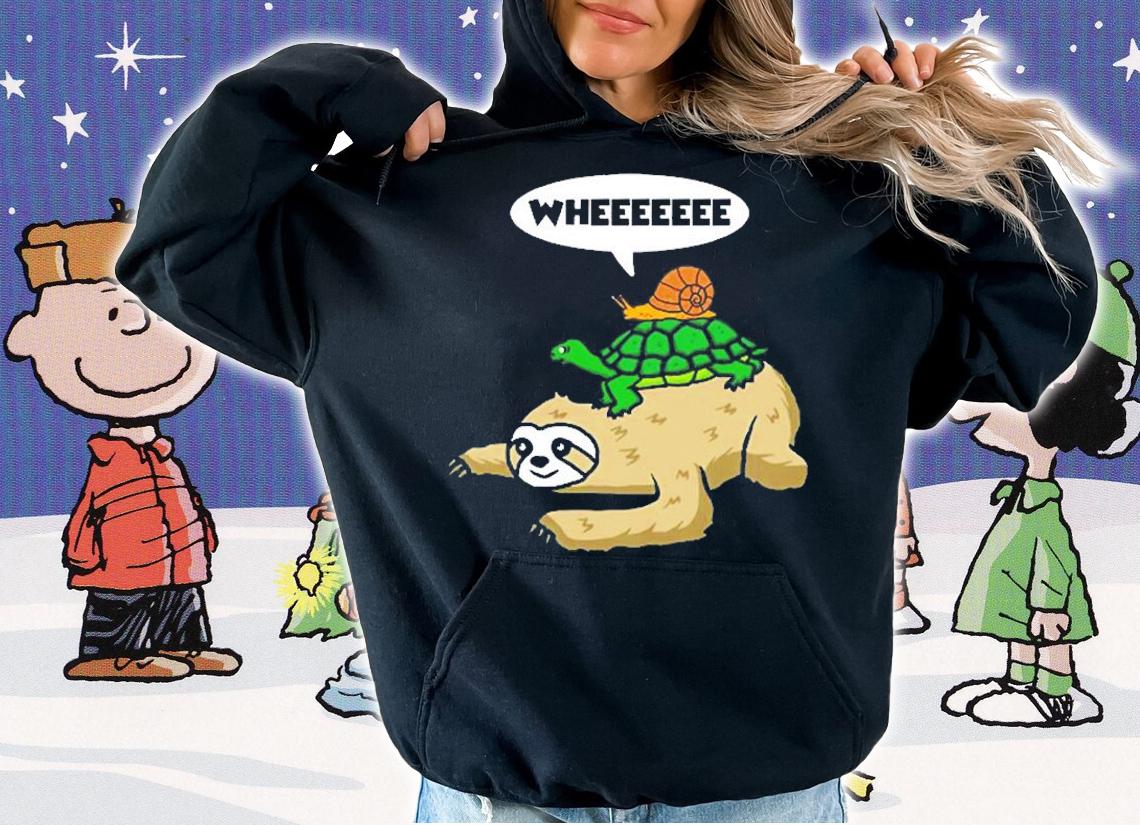 Sloth Turtle Snail T-Shirt t-shirt