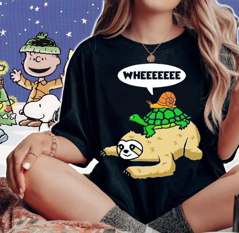 Sloth Turtle Snail T-Shirt t-shirt