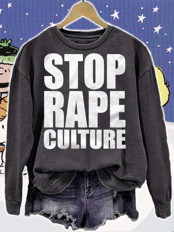 Stop Rape Culture Sexual Assault Awareness Shirt t-shirt