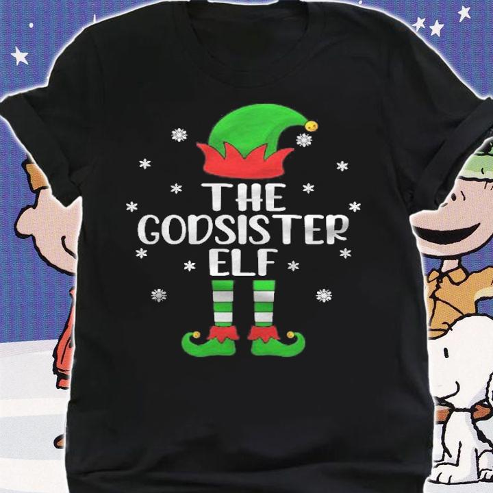 The Godsister Elf Christmas Party Matching Family Xmas Shirt t-shirt shirt