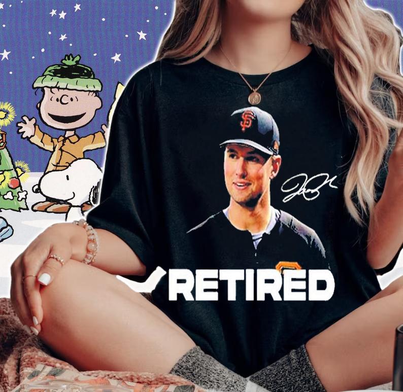 Joe Panik Retired MLB Signature T-Shirt t-shirt woman shirt