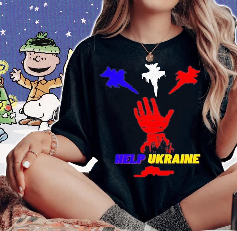 Stop War Help Ukraine T-Shirt t-shirt woman shirt