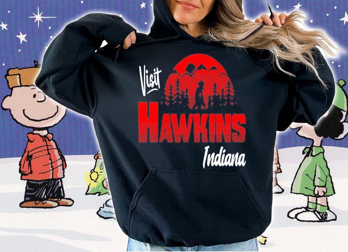 Visit Hawkins Indiana shirt t-shirt