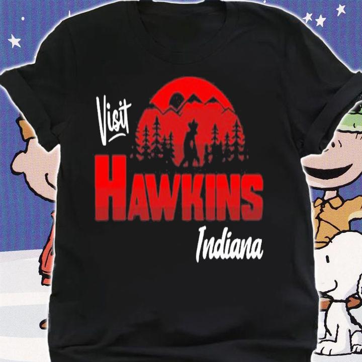 Visit Hawkins Indiana shirt t-shirt