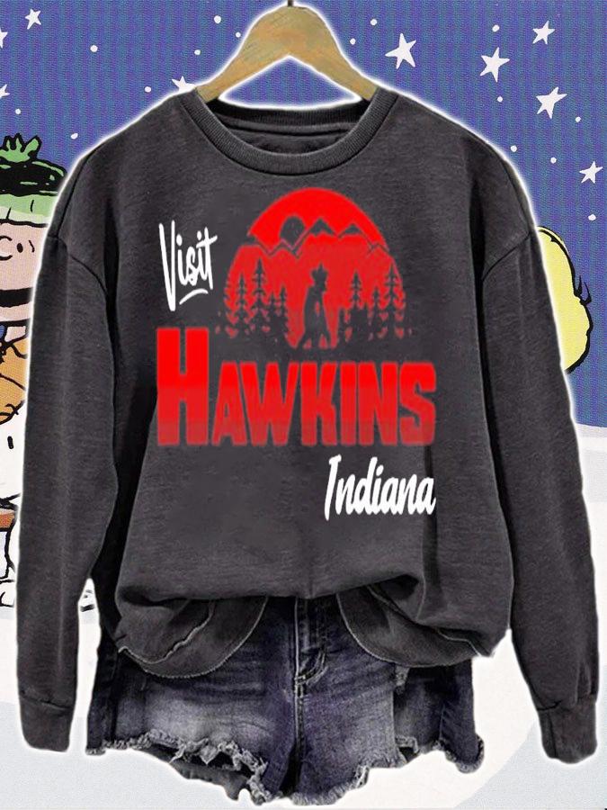 Visit Hawkins Indiana shirt t-shirt