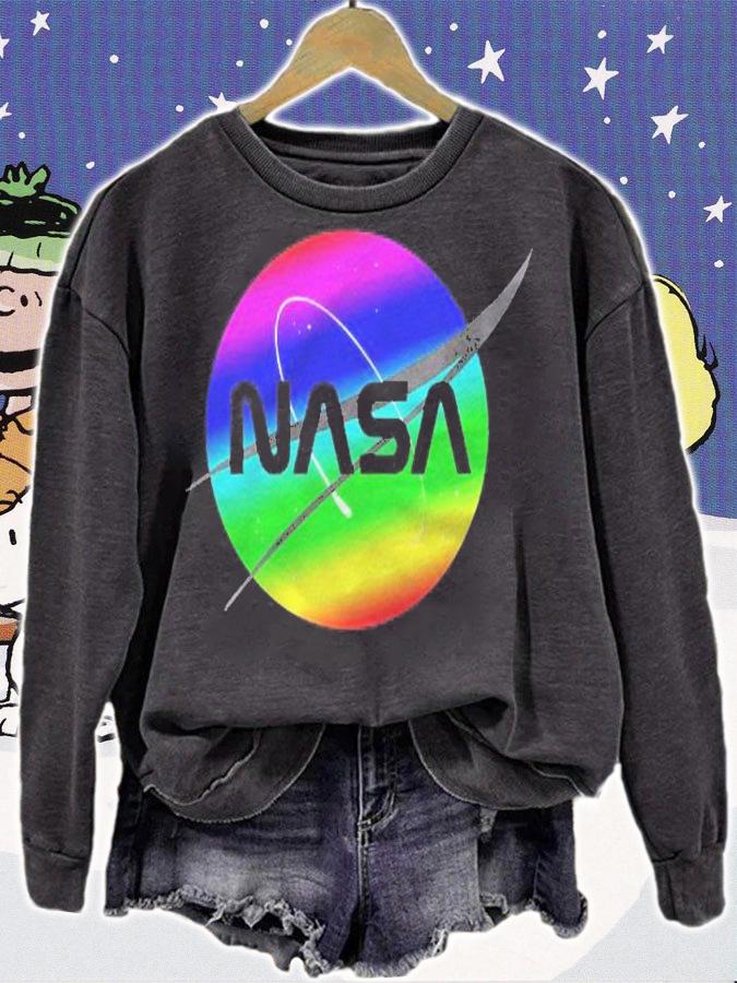 Womens Nasa Lgbt Gay Pride Gift Shirt t-shirt sweatshirt