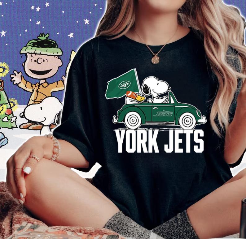 York Jets Snoopy And Woodstock New York Jets t-shirt
