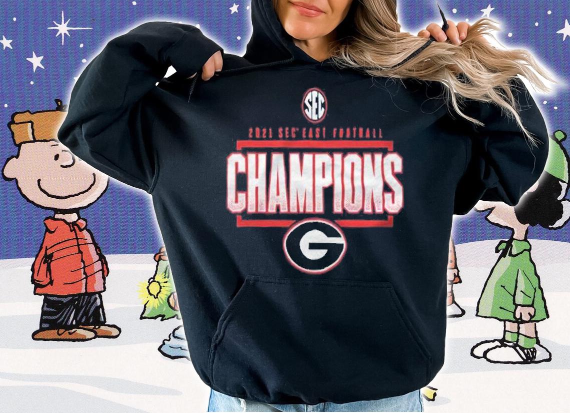 Georgia Bulldogs football SEC East Football Division Champions 2021 T-shirt hoodie