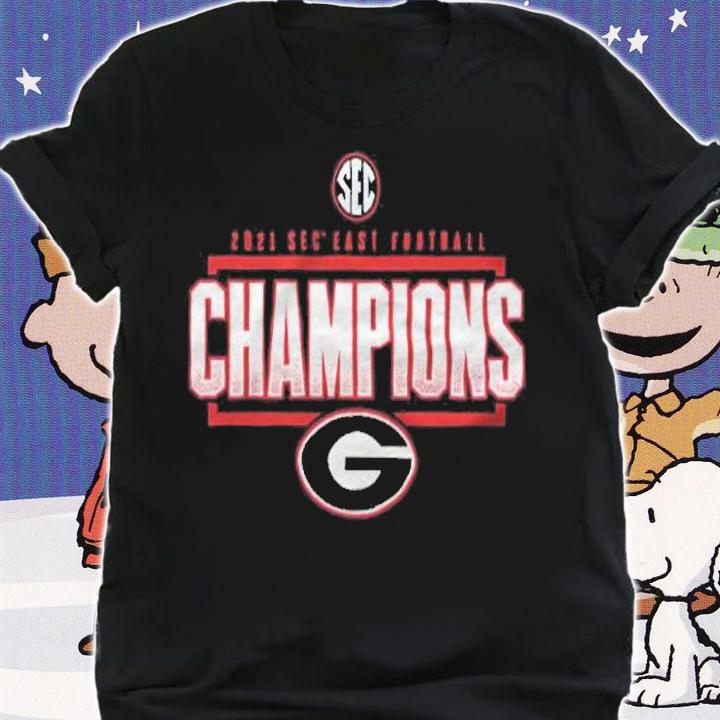 Georgia Bulldogs football SEC East Football Division Champions 2021 T-shirt shirt