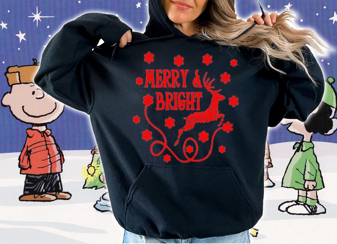 Merry And Bright Christmas Day T-Shirt