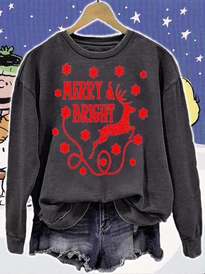 Merry And Bright Christmas Day T-Shirt