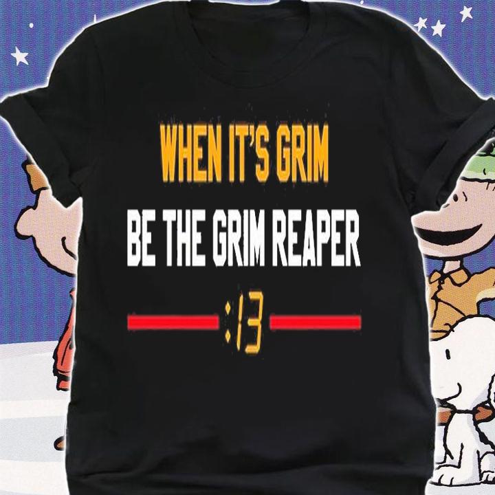 When Its Grim Be The Grim Reaper 13 Seconds Mahomes Kansas City T-Shirt shirt