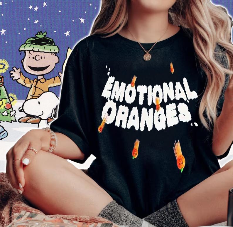 Emotional Oranges Cloud Logo T-Shirt woman shirt