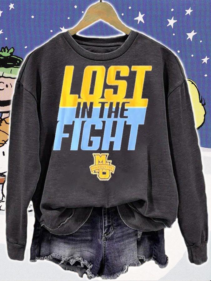 Marquette Lost In The Fight T-Shirt sweatshirt