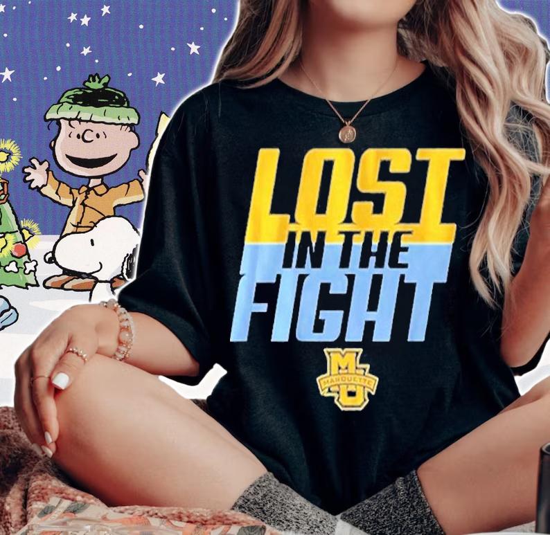 Marquette Lost In The Fight T-Shirt woman shirt