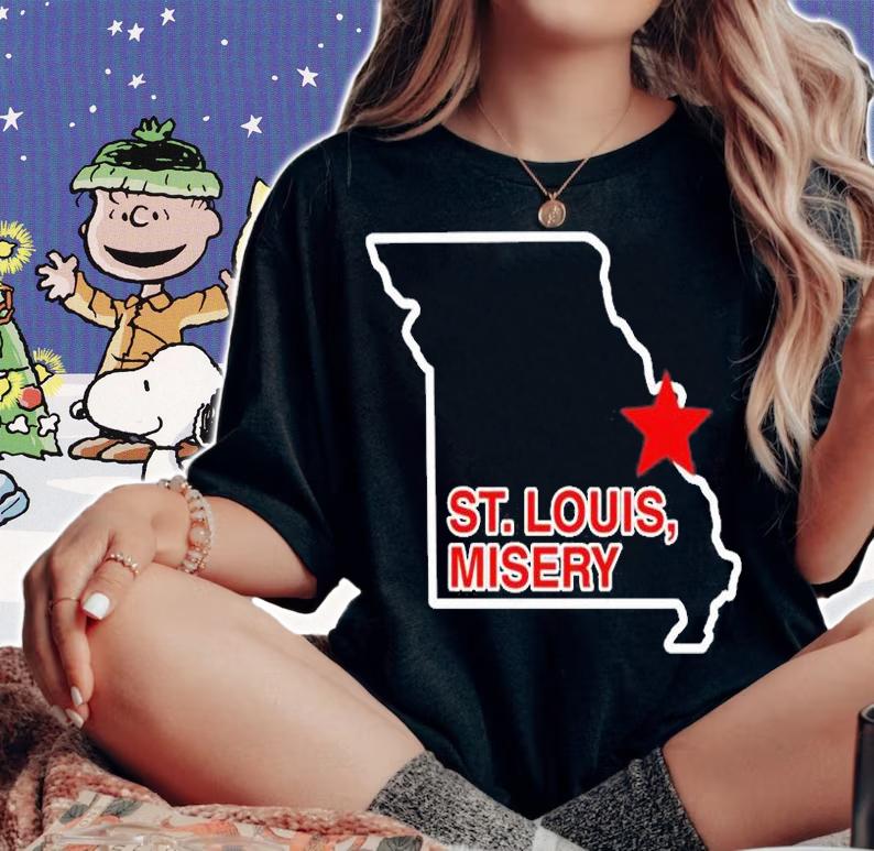 Obvious Merch St. Louis Misery T-Shirt woman shirt