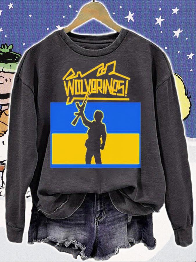 Scott Detrow Wolverines Ukraine Shirt sweatshirt