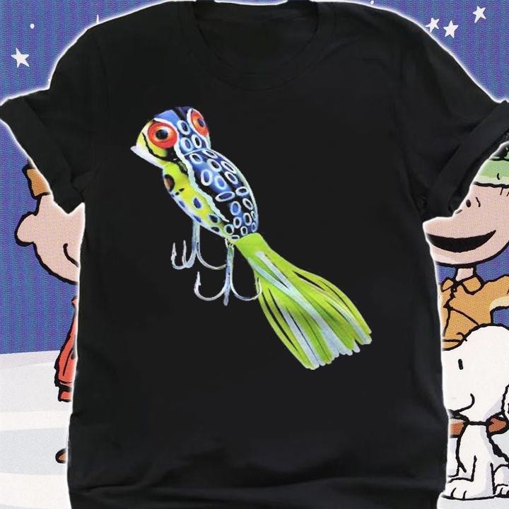 Vintage Hula Popper Topwater Lure Frog Fish Shirt Mens Women T-shirt shirt