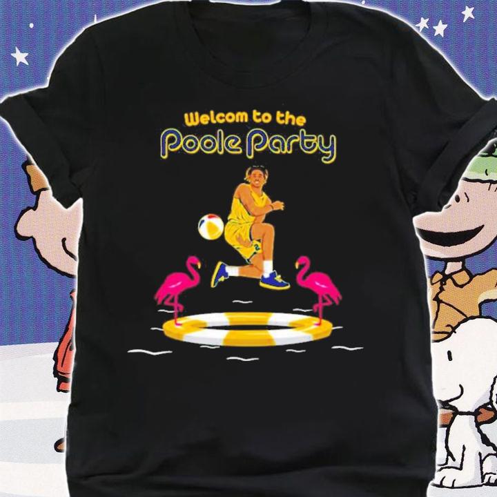 Welcome To The Poole Party Golden State Warriors Jordan Poole X The Players Trunk Shirt