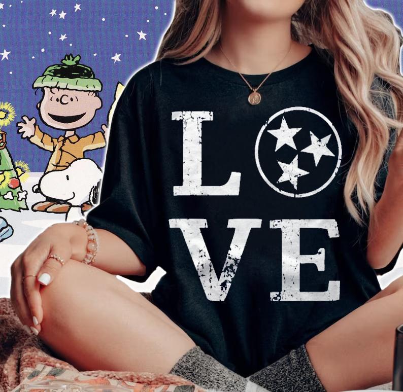 Distressed Vintage Tennessee State Flag Retro Love Tennessee Shirt