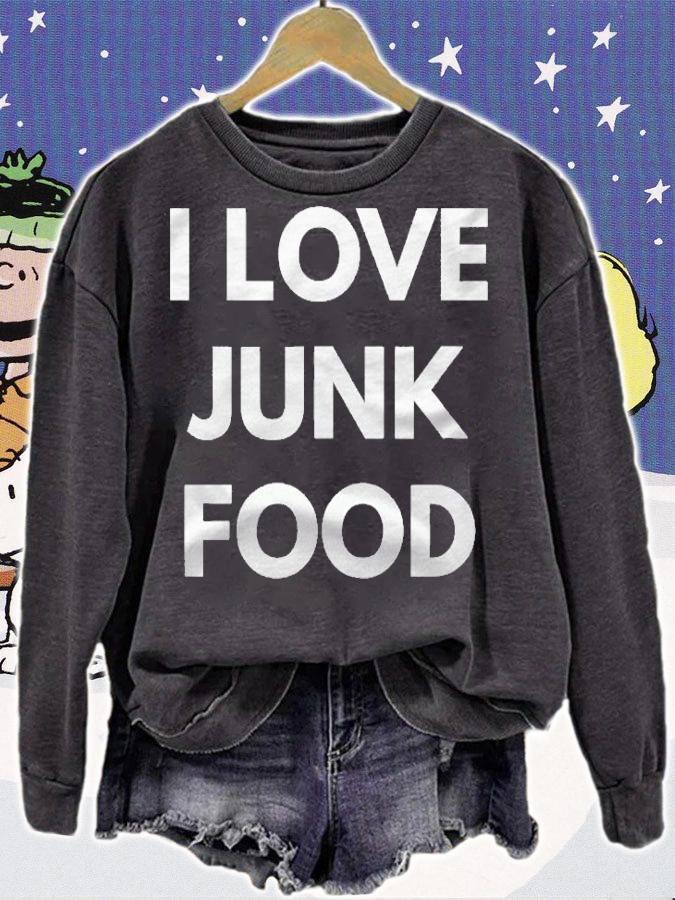 I Love Junk Food Lover Shirt