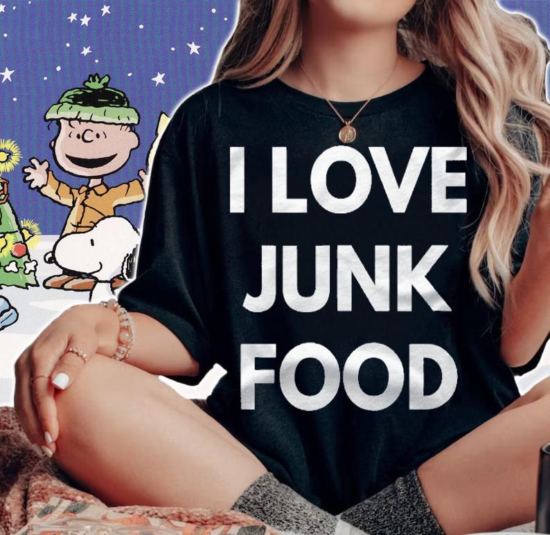 I Love Junk Food Lover Shirt