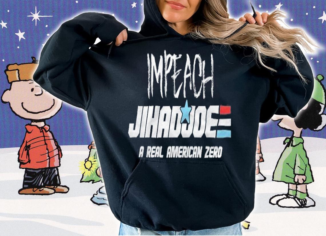 New Design impeach Biden A Real American Zero Anti Biden Joke Biden T-Shirt hoodie