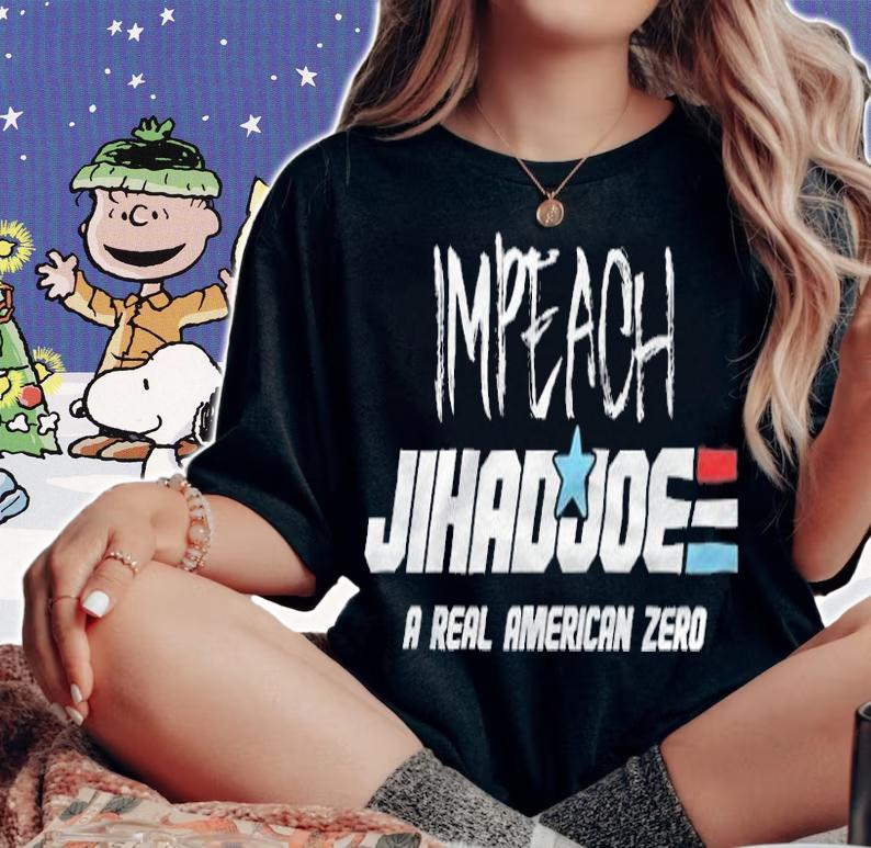 New Design impeach Biden A Real American Zero Anti Biden Joke Biden T-Shirt woman shirt