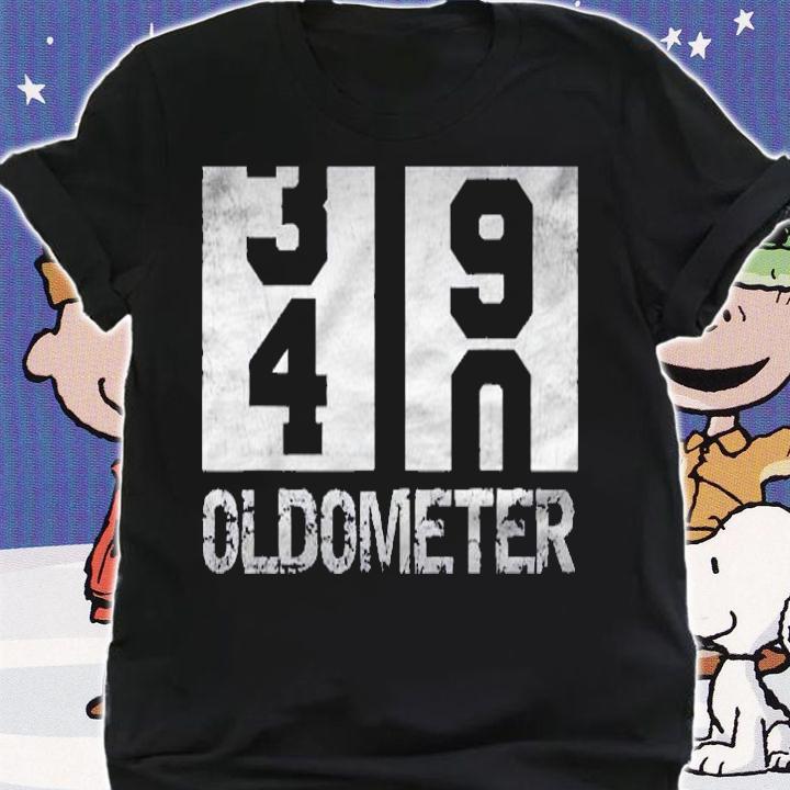 Oldometer 39-40 Shirt 40Th Birthday Gift shirt