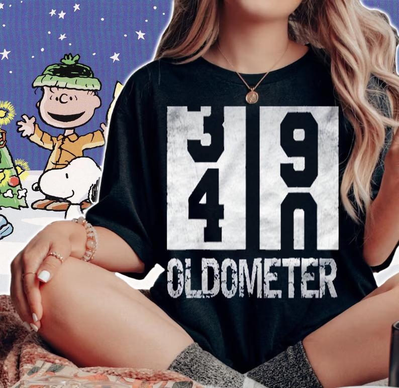 Oldometer 39-40 Shirt 40Th Birthday Gift shirt