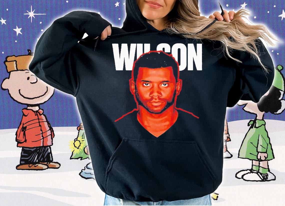 Russell Wilson Denver Game Face Football T-Shirt hoodie
