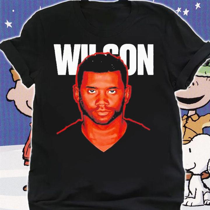 Russell Wilson Denver Game Face Football T-Shirt shirt