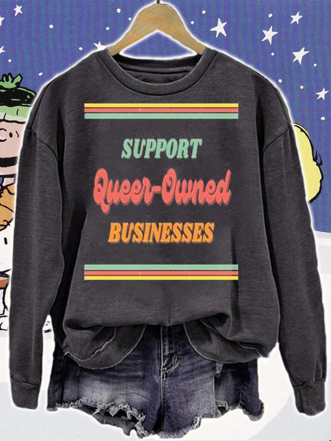 Support Queen Owned Bussiness T-Shirt