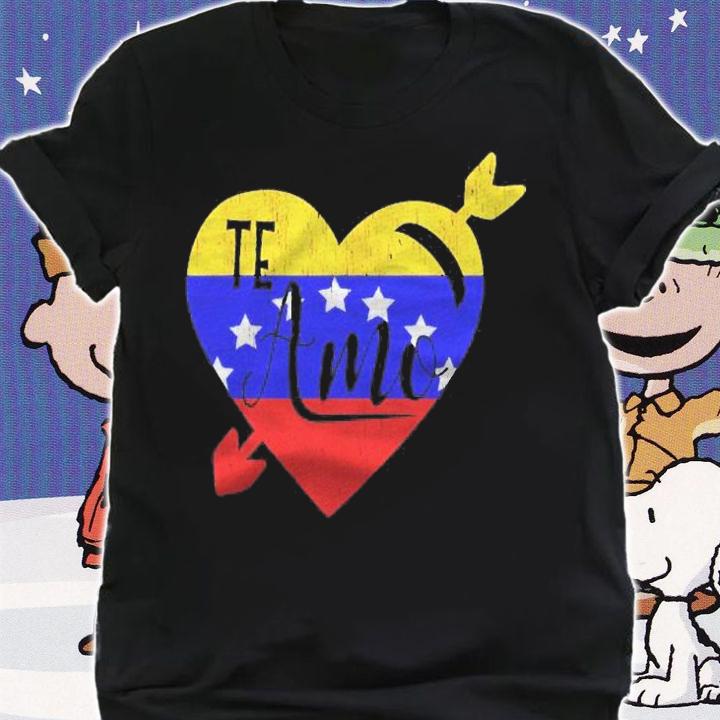 Venezuela Distressed Te Amo Venezuela Gift Shirt