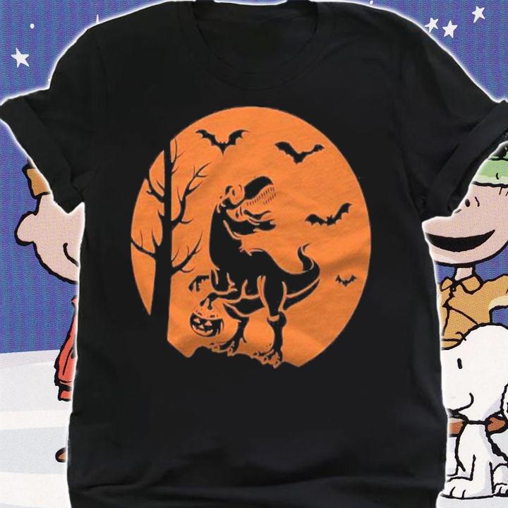 Halloween For Kids Boys Girls Dinosaur T Rex Mummy Pumpkin Shirt shirt