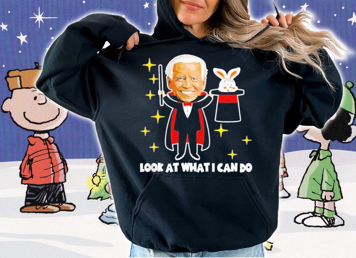 Joe Biden Pulling A Rabbit Out Of His Hat Magician Shirt hoodie