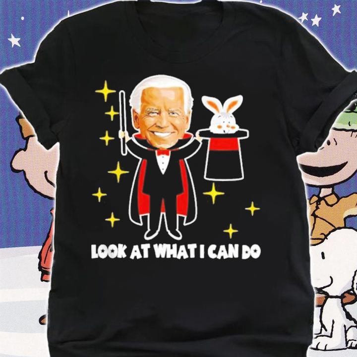 Joe Biden Pulling A Rabbit Out Of His Hat Magician Shirt shirt