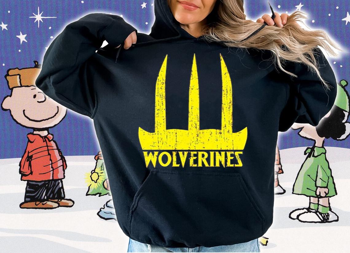 Michigan Wolverines Claws T-Shirt hoodie