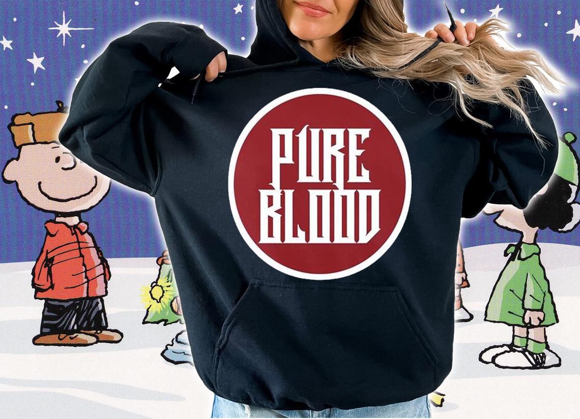 Pure Blood Circle Emblem Design T-Shirt hoodie