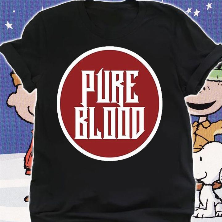 Pure Blood Circle Emblem Design T-Shirt shirt