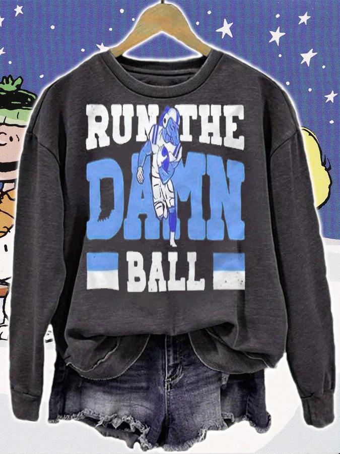 Run the damn ball Indianapolis T-shirt