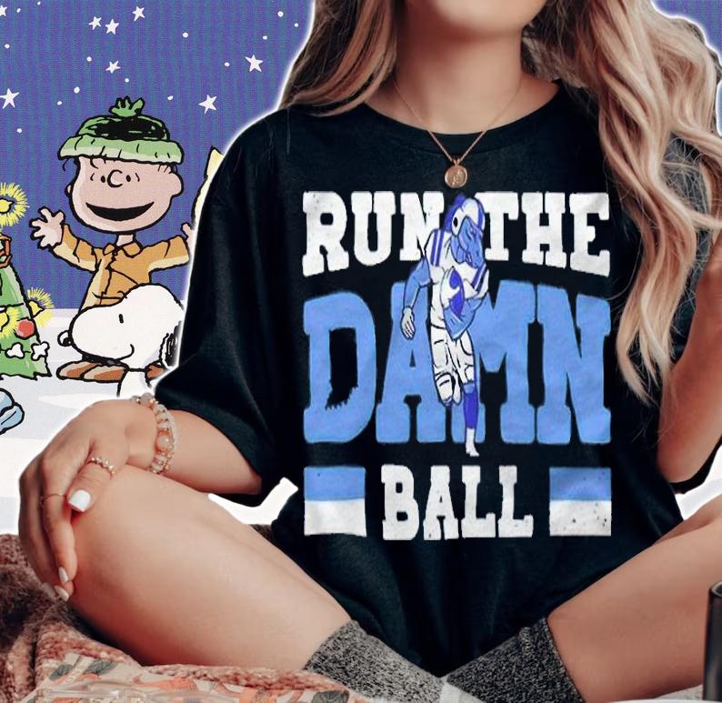 Run the damn ball Indianapolis T-shirt