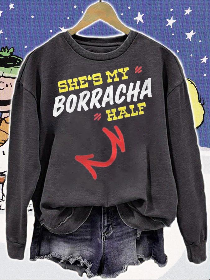 Shes My Borracha Half Drunk Mexican Wife Shirt