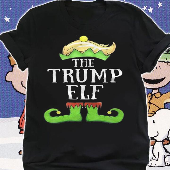 The Trump Elf Xmas Funny Christmas T-Shirt shirt