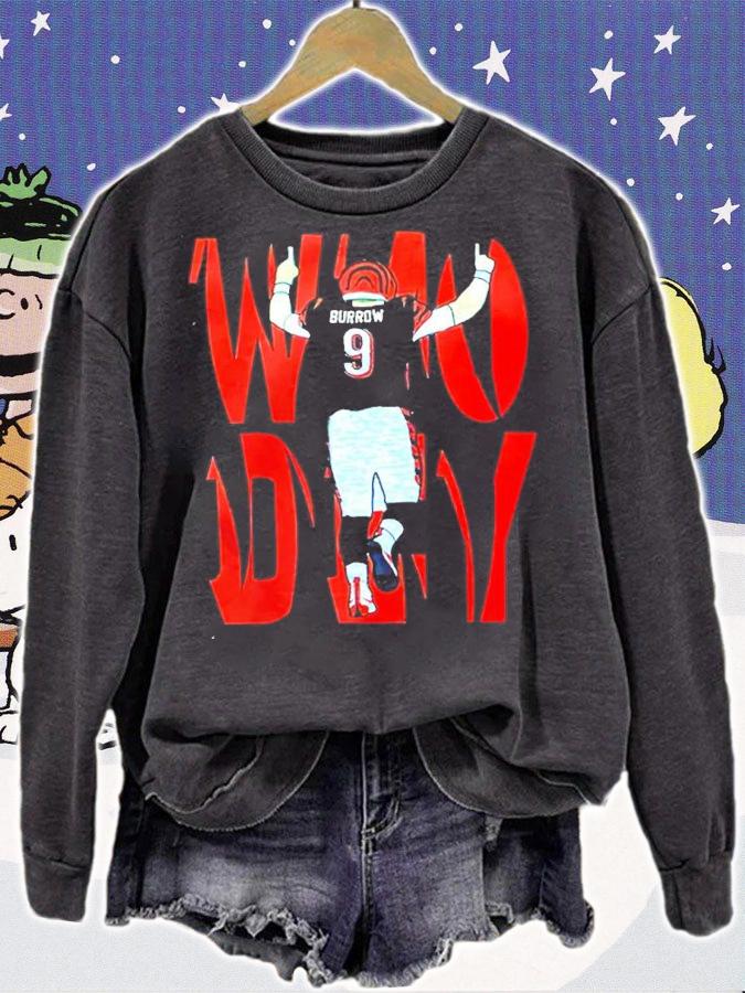 Cincinnati Bengals Joe Burrow Who Dey shirt sweatshirt