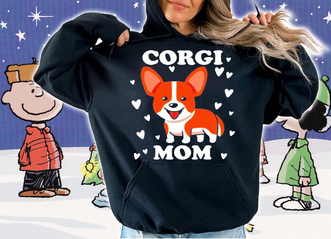 Corgi Mom Mothers Day Pet Lover T-Shirt hoodie