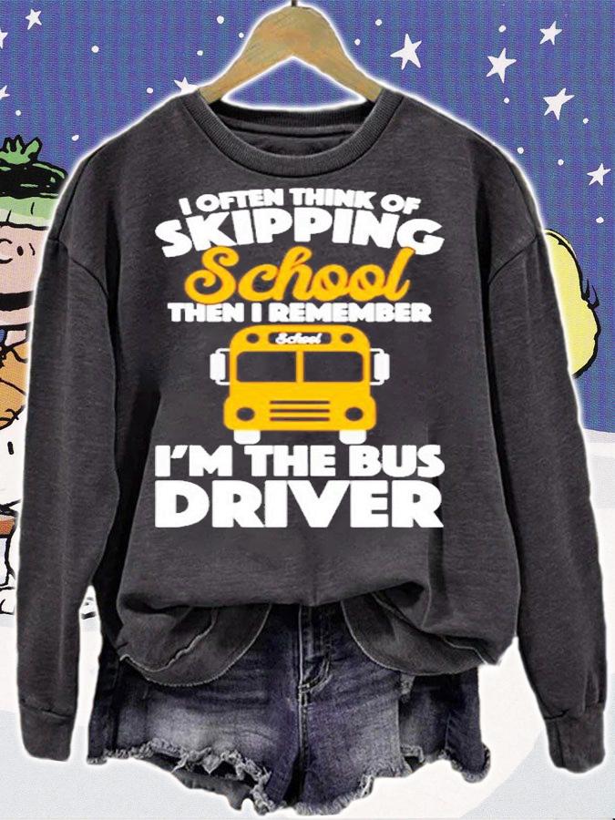 Gif For Bus Driver Skipping School Forgot Bus Driver T-Shirt