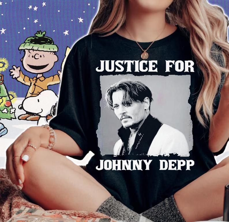 Justice For Johnny Depp Never Fear Truth DeppvHeard T-Shirt woman shirt
