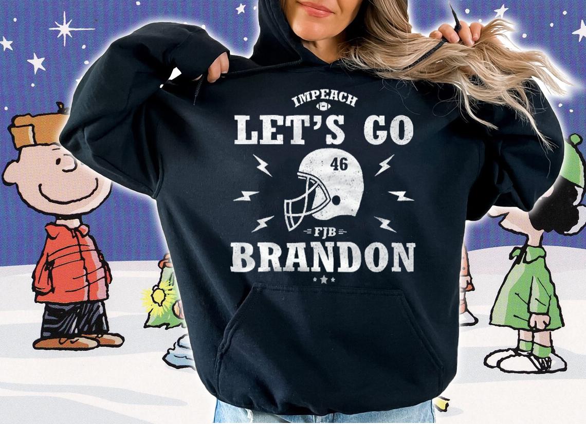 Let's Go Brandon Football Helmet Conservative 46 Funny T-Shirt hoodie