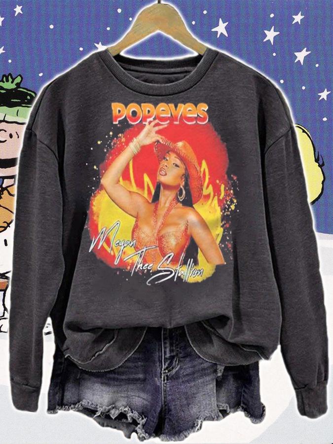 Popeyes Megan Thee Stallion T-shirt sweatshirt